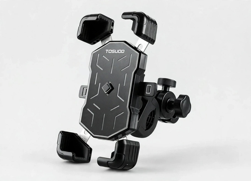 Support téléphone noir pour guidon